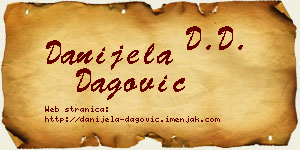 Danijela Dagović vizit kartica